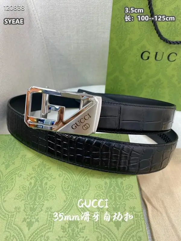 Gucci belt 自动扣 35mmX100-125cm 8L04